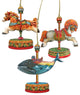 Carousel Horses Set of 3 Ornament