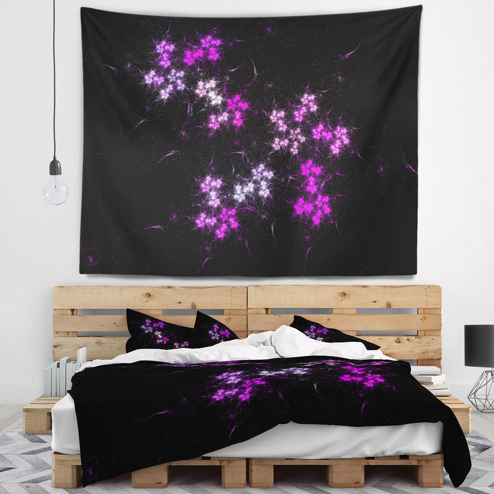 Placer Stars in Distant Galaxy Abstract Wall Tapestry, 80"x68"