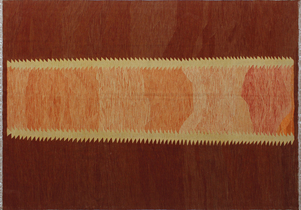 Winchester Kilim Behnam Orange Rug, 8'11x11'9