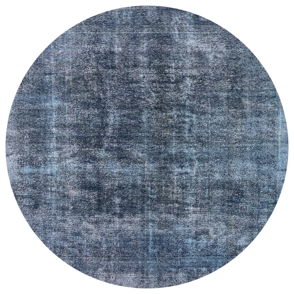 Ahgly Company Indoor Round Mid-Century Modern Area Rugs, 7' Round