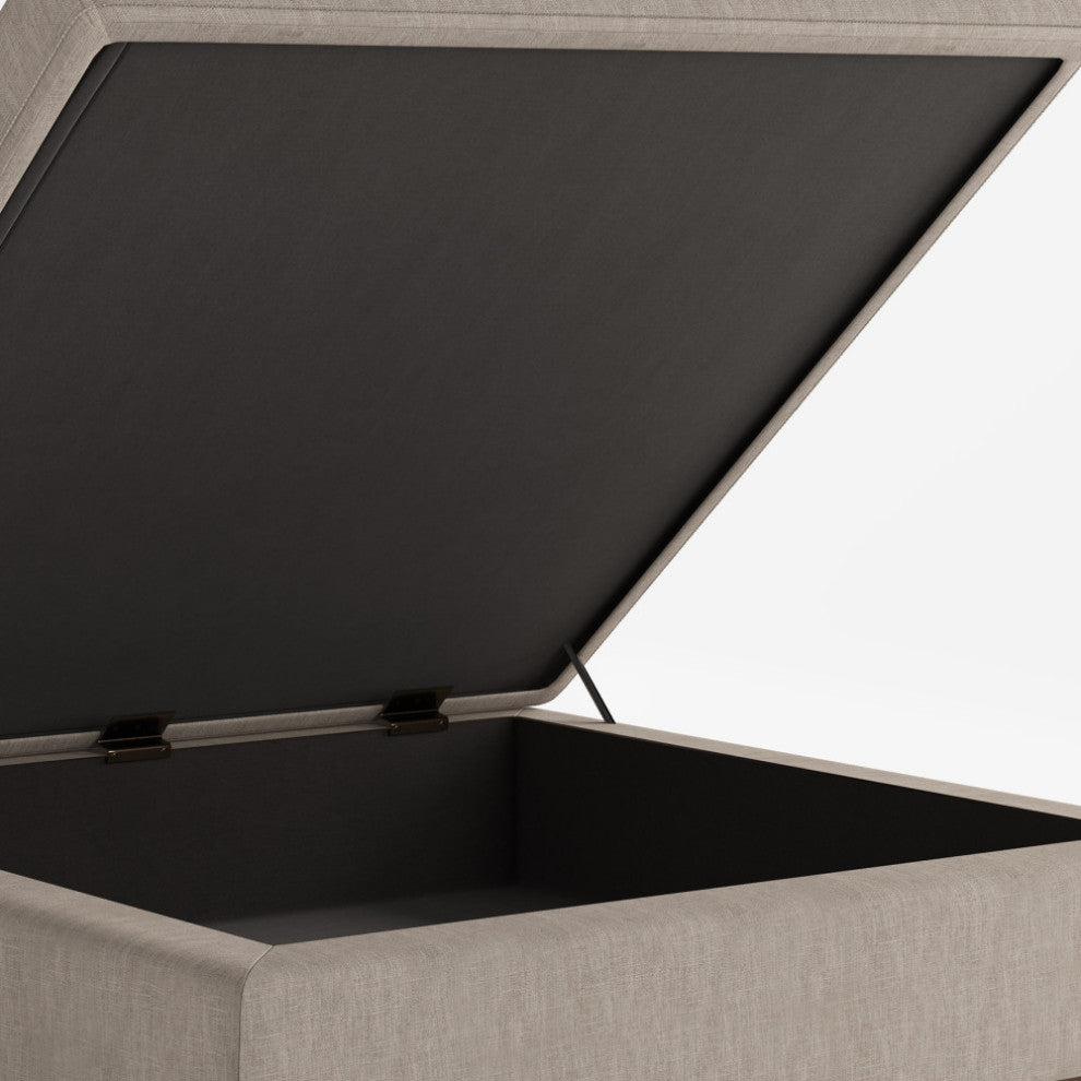 Owen Square Coffee Table Storage Ottoman