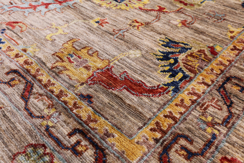 Persian Tabriz Hand-Knotted Wool Rug 6' 7" X 9' 10" Q5785