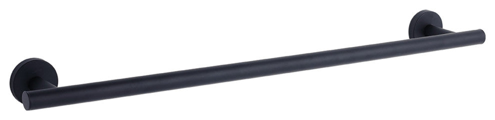 Elizabeth 24 in. Wall Mounted Towel Bar in Matte Black