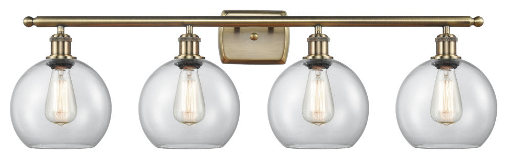 Innovations Lighting 516-4W-AB-G122-8-LED 4 Light 36" Bath Vanity Light