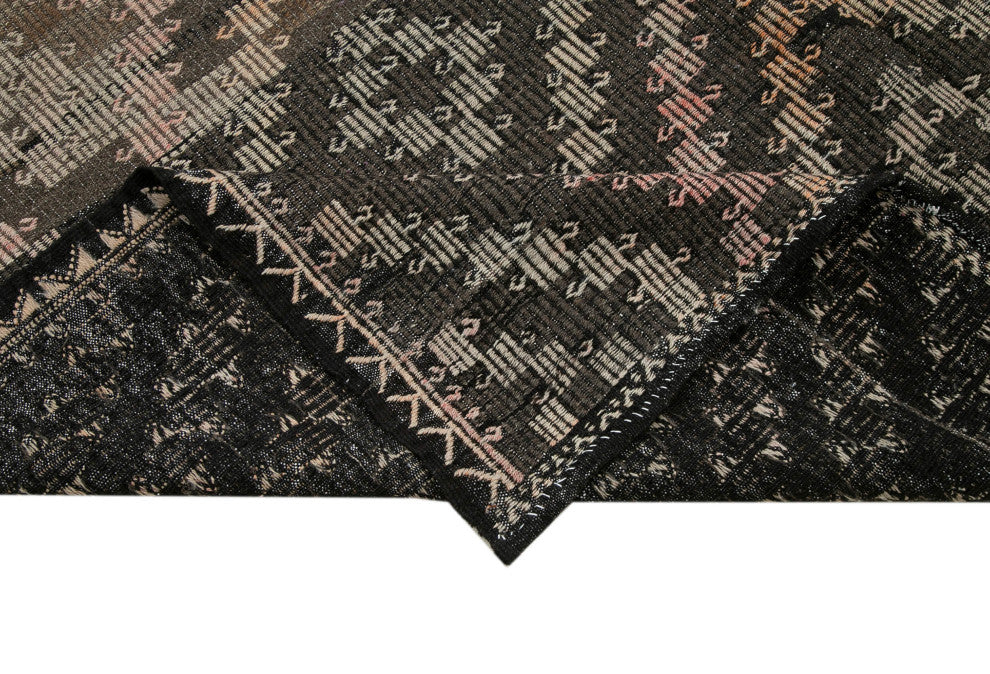 Rug N Carpet - Handwoven Anatolian 7' 7'' x 12' 0'' Unique Wool Kilim Rug