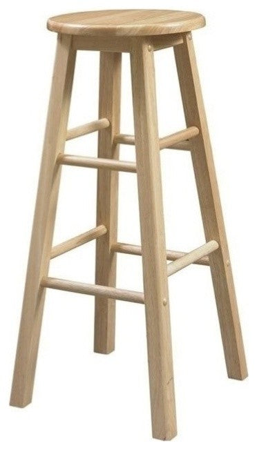 Stool With Round Seat, Bar Height