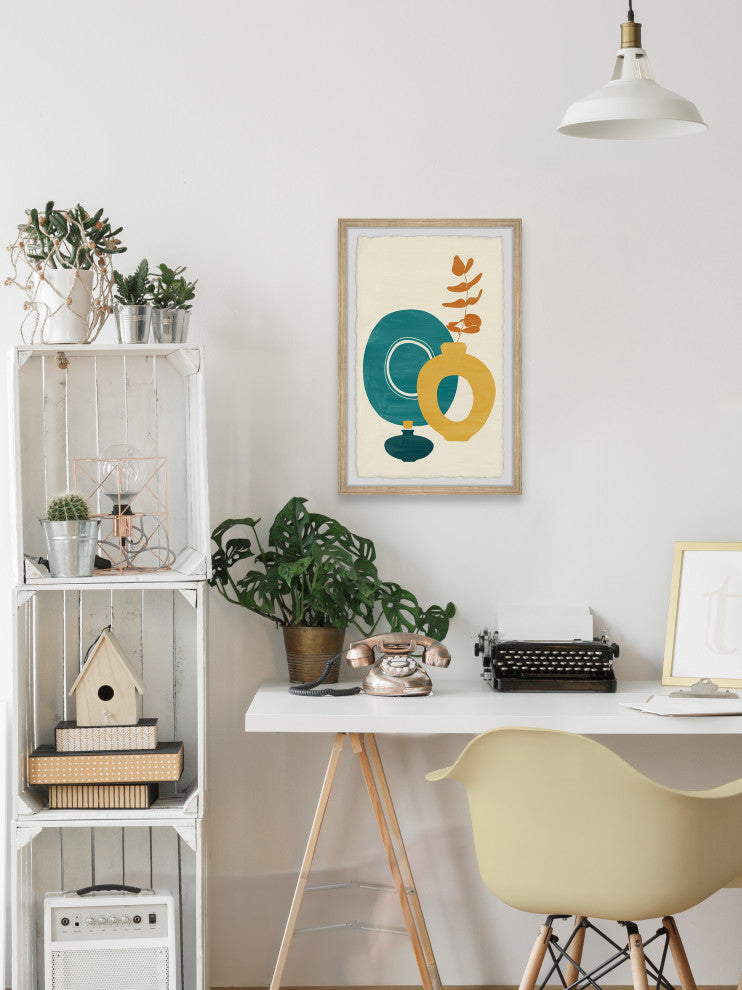 "Mirror of Curiosity" Framed Painting Print, 12x18