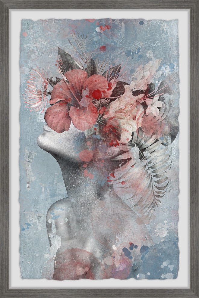 "Beauty Never Fades" Framed Painting Print, 24x36