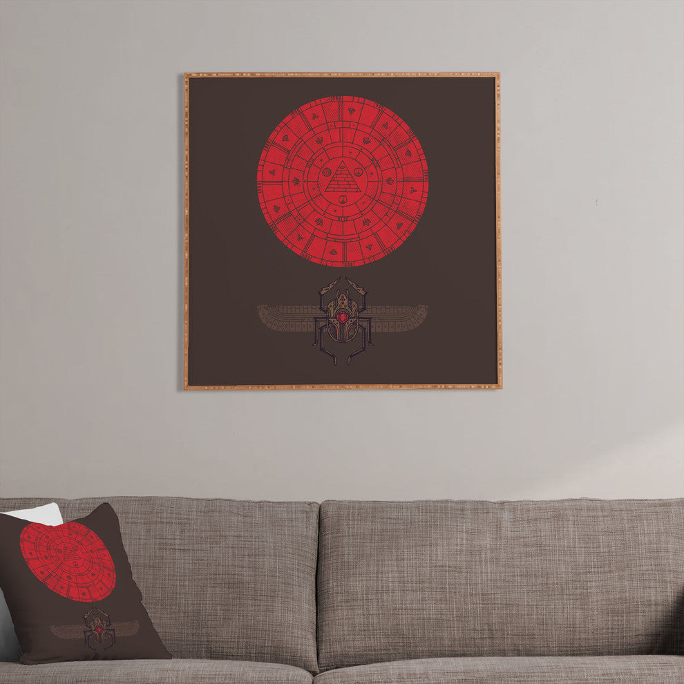 Deny Designs Hector Mansilla Sacred Sun Framed Wall Art