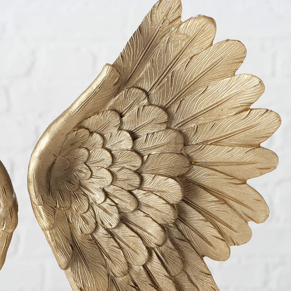 Angel Wings Decorative Free Standing Sculpture, 16.25"