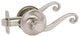 Callan Lexington Passage Lever Set, Satin Nickel