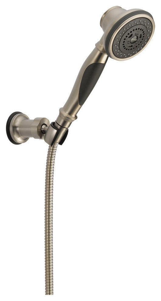 Delta Premium Adjustable 3-Setting Wall Mount Hand Shower, Stainless, 55021-SS