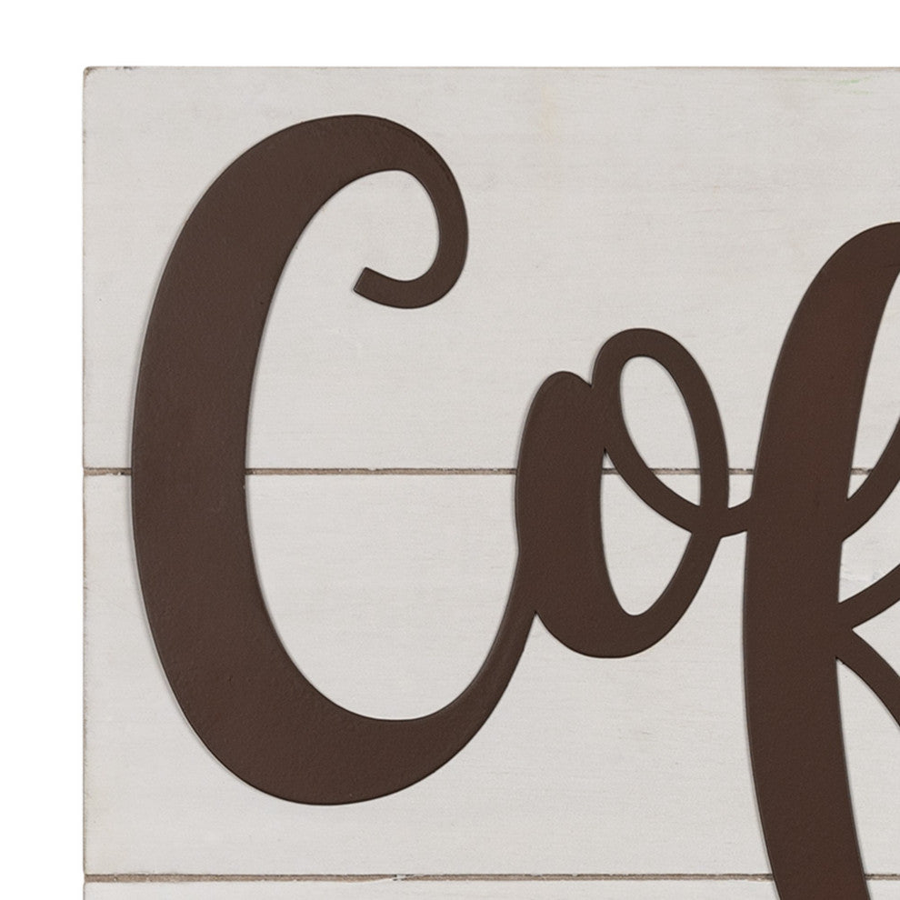 Coffee is a Cup of Sanity Wooden Wall Art