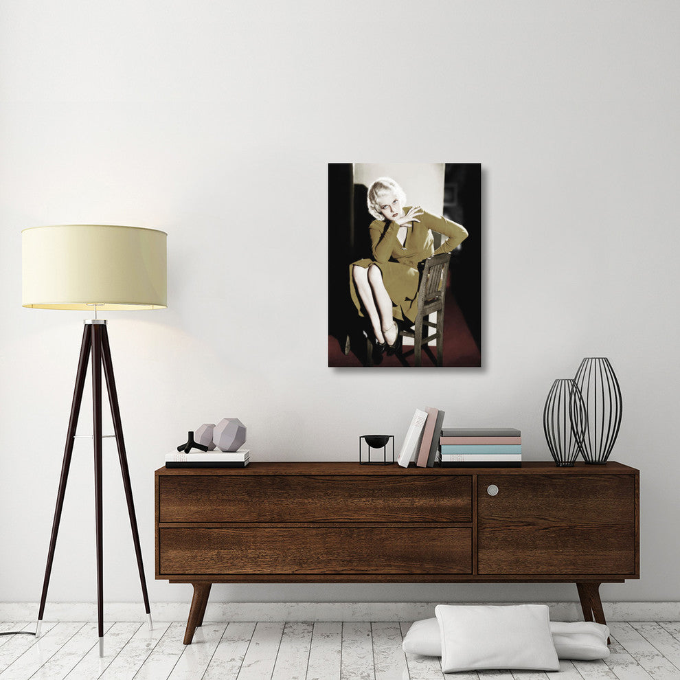 "Jean Harlow" Stretched Canvas Giclee by Hollywood Photo Archive, 27x36"