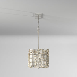 Fredrick Ramond Farrah Medium Eight Light Linear, Silver Leaf*