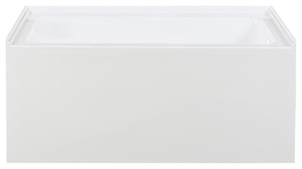 Voltaire 48"x32" Acrylic White, Alcove, Right Hand Drain, Apron Bathtub