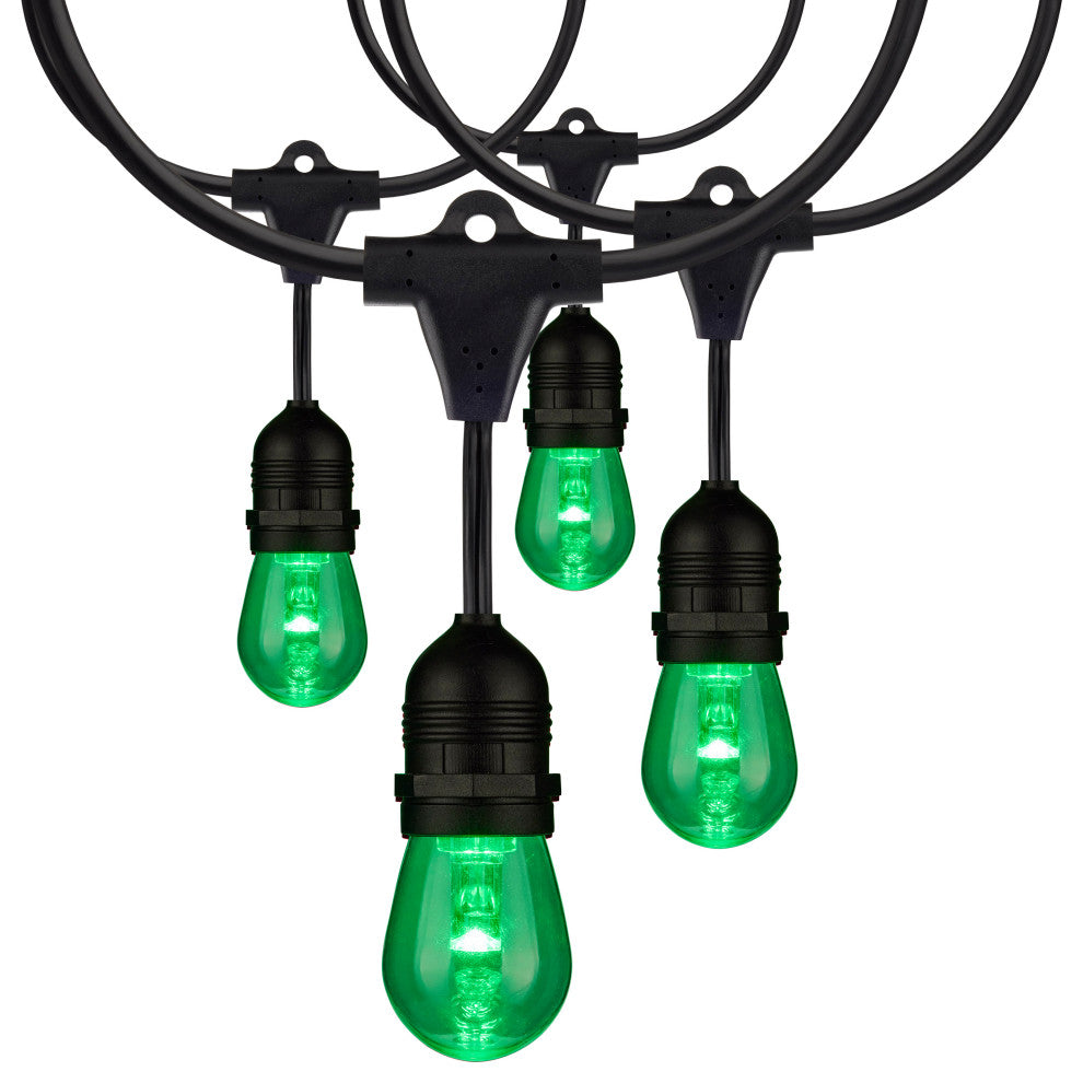 24Ft - 12-S14 Lamp - LED String Light - Starfish IOT - RGBW