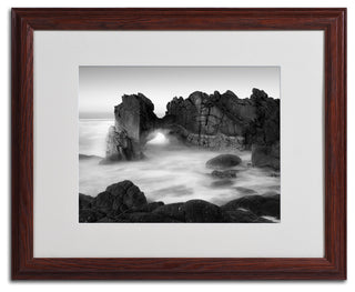 'Gate' Matted Framed Canvas Art by Moises Levy