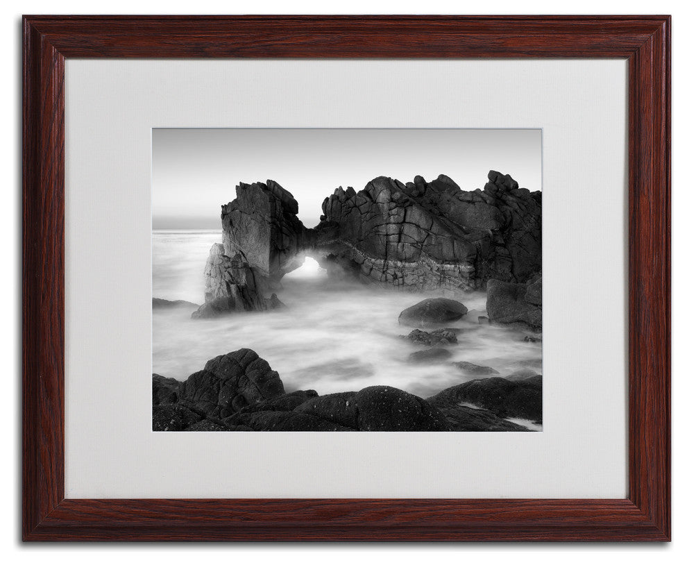 'Gate' Matted Framed Canvas Art by Moises Levy