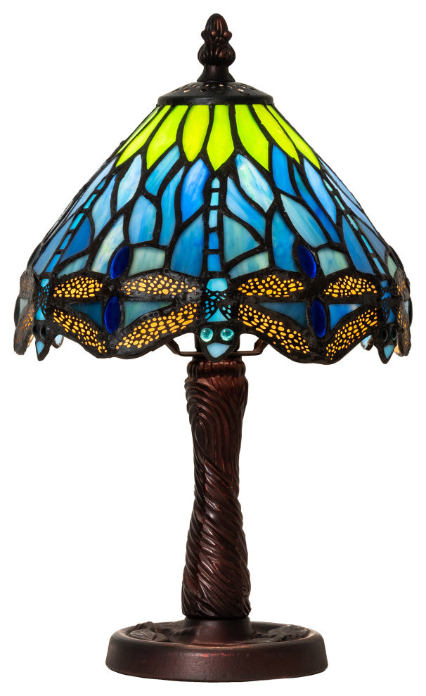 13 High Tiffany Hanginghead Dragonfly Mini Lamp
