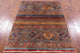Hand Knotted Super Kazak Khorjin Rug 4' 1" X 5' 9" Q5230