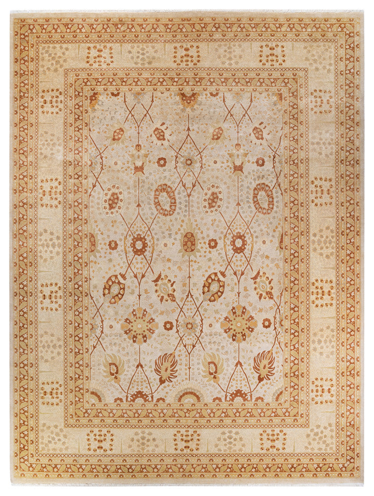 MOGUL, Hand Knotted Area Rug 12' 3" X 9' 4"