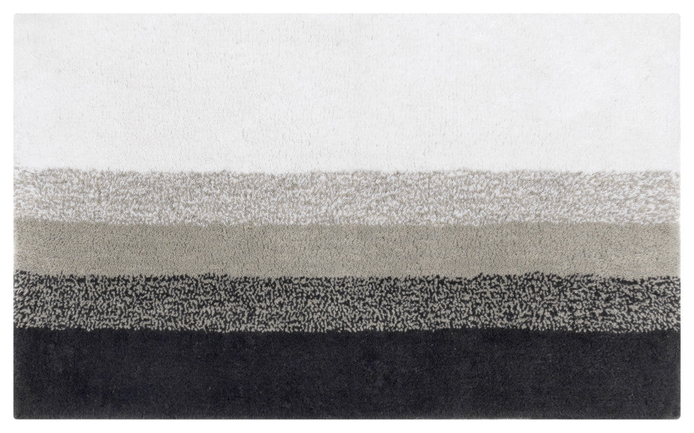 Avebury Cotton Bath Mat, Gray, 30x50