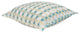 Delara 100% Organic Cotton 2 Inch Flange Euro Sham Set of 2, 26"X26", Multi-Colo