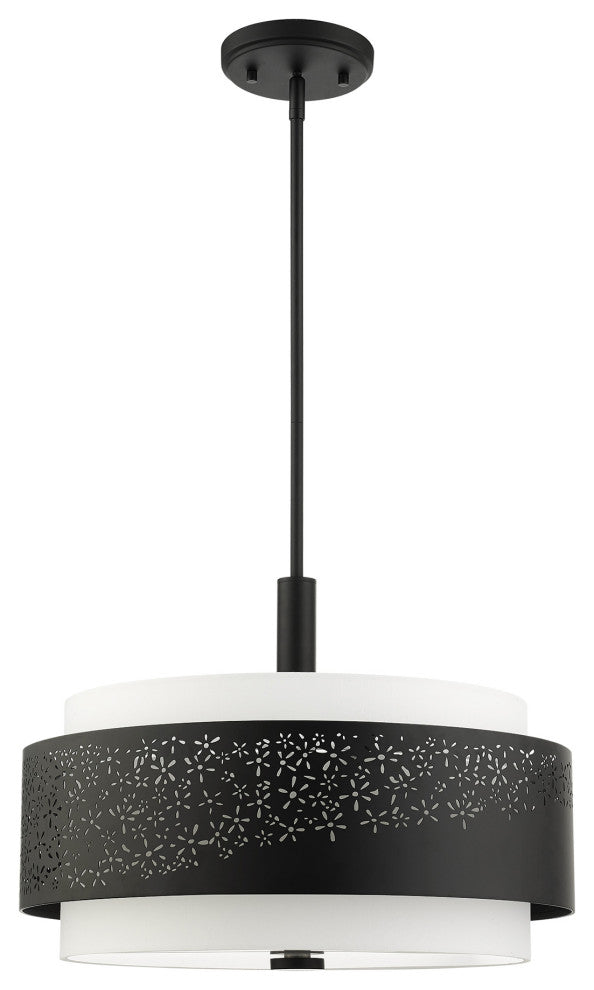 Black Stylish, Transitional, Intricate, Urban Chandelier