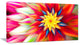 Amazing Dance of Red Petals, Floral Canvas Art Print, 40x20