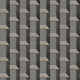 Geometric Textured Wallpaper, Stacked Highs, Gray Silver Gray Taupe, 1 Roll