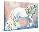 "Unicorn Style" Painting Print on Wrapped Canvas, 45"x30"