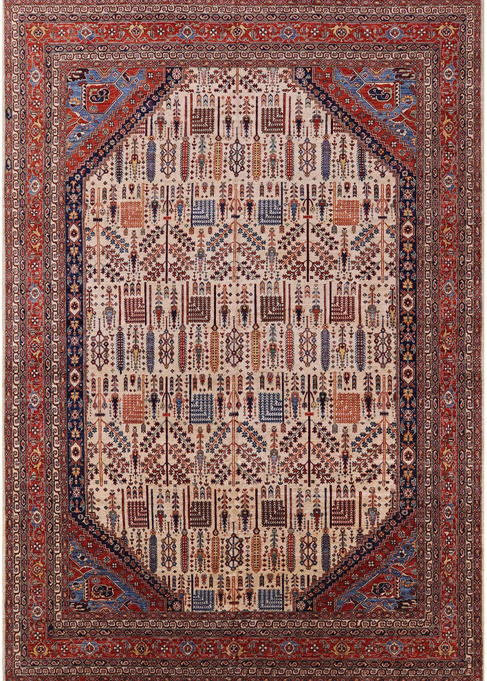 Ahgly Company Indoor Rectangle Mid-Century Modern Area Rugs, 3' x 5'