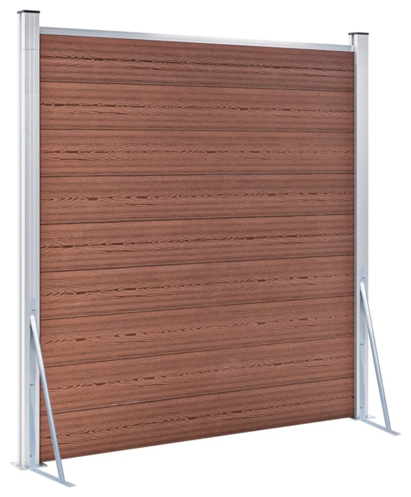 Vidaxl Support Brackets For Fence Post 3-Piece Galvanized Steel