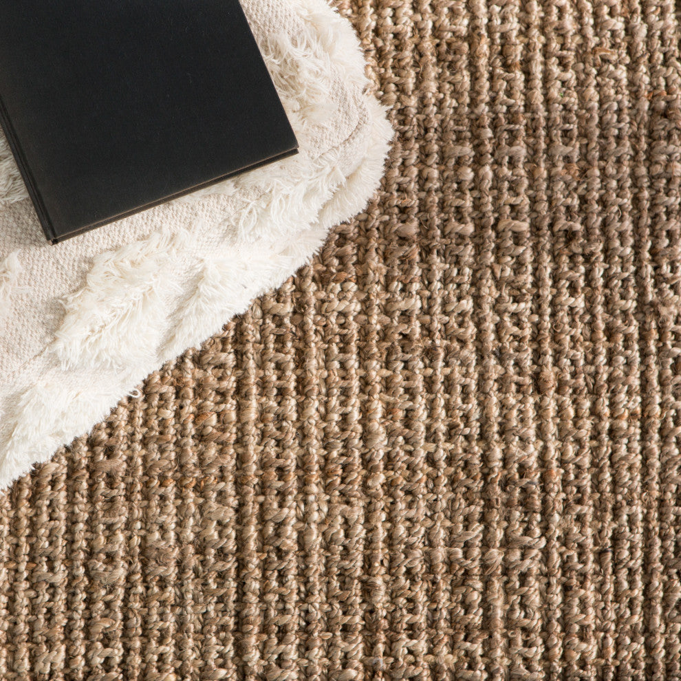 Jaipur Living Achelle Natural Solid Taupe Area Rug, 10'x14'