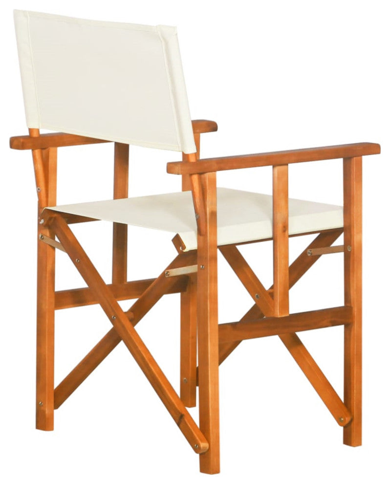 Vidaxl Director's Chair Solid Acacia Wood
