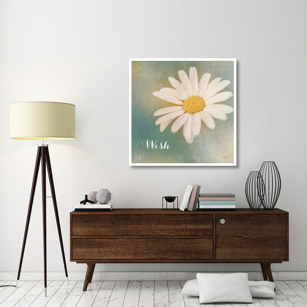 "Daisy Wishes" Digital Paper Print by Sue Schlabach, 42"x42"