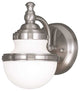 Oldwick Bath Light and Wall Sconce, Brushed Nickel