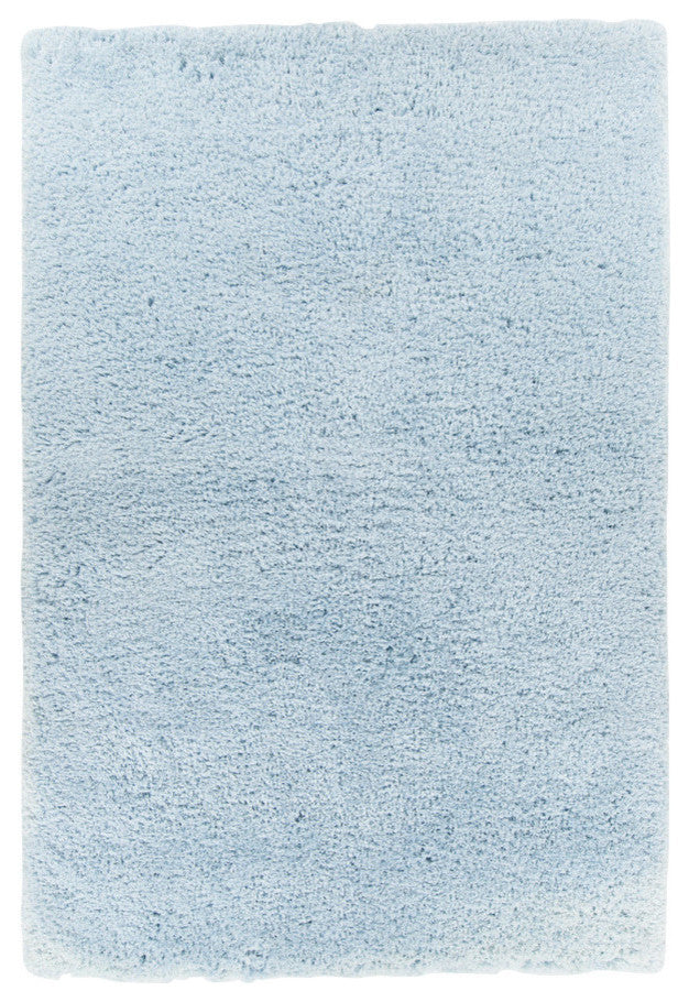 Osim Contemporary Area Rug, Sky Blue, 7'9"x10'6"