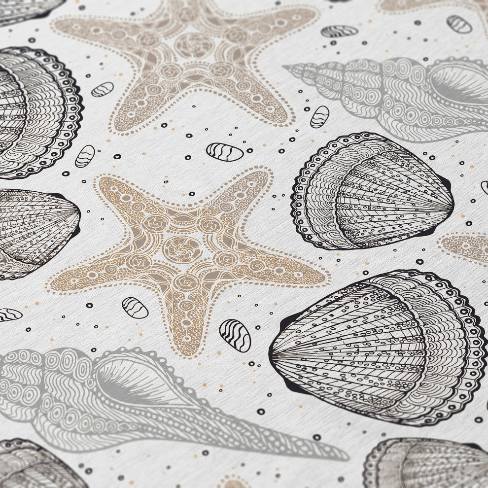Indoor/Outdoor Seabreeze SZ4 Silver Machine Washable 8' x 10' Rug
