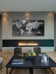 "Lost in the World 2" Painting Print on Brushed Aluminum, 24x12