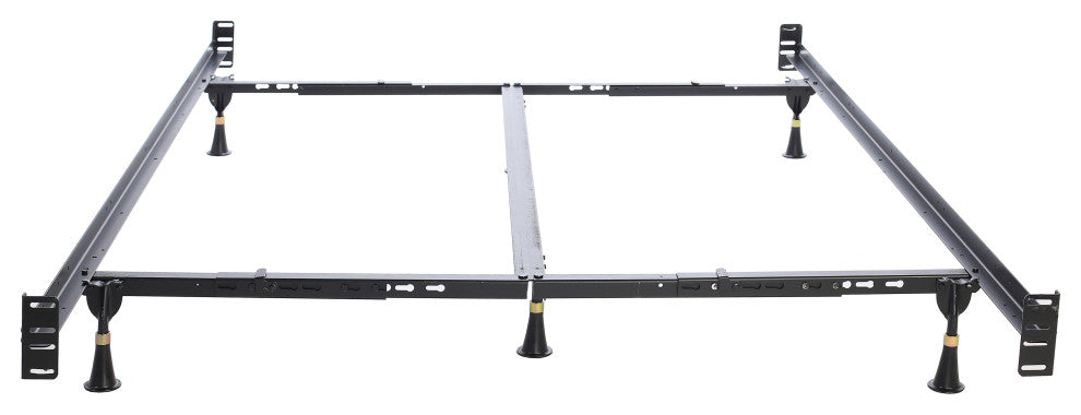 Headboard and Footboard Bed Frame <br>California King With 6 Glides