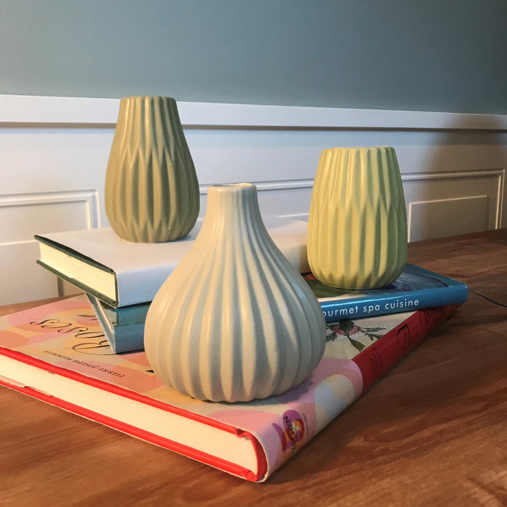 Pale Green Vase Set