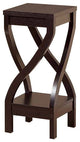 Benzara BM148786 Elegant Design Small Size Plant Stand, Dark Brown