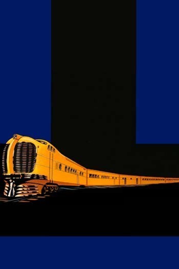 The Golden Limited - Canvas Poster 20" x 30"