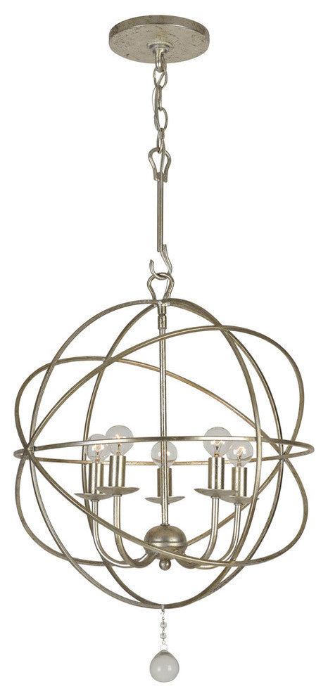 Crystorama Solaris 5-Light Mini Chandelier