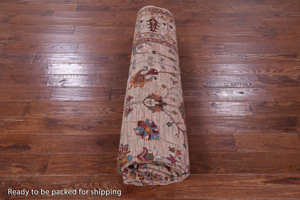 8' 9" X 12' 1" Persian Tabriz Handmade Wool Rug - Q12518