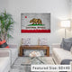 "California Fresh Paint State Flag on Wood Board" by iCanvas, 40x26x1.5"