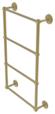 Monte Carlo 4 Tier 24" Ladder Towel Bar with Groovy Detail, Satin Brass