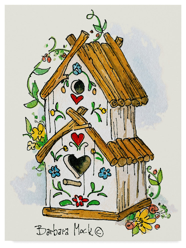 Barbara Mock 'Dutch Flower Inn' Canvas Art
